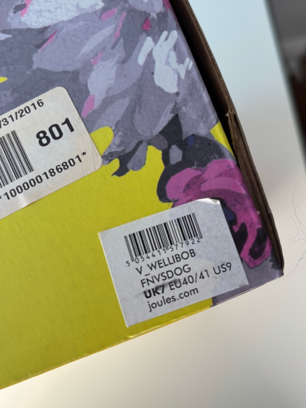 Joules Terrier Print Rain Boots - Picture 4 of 10